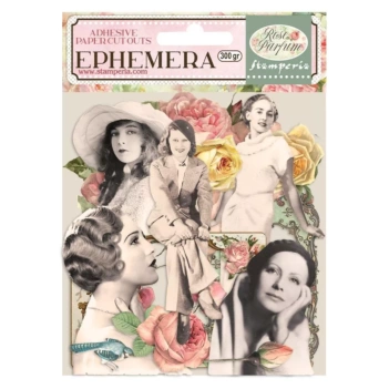 Die-Cuts Ephemera Frames & Ladies Rose Parfum Stamperia