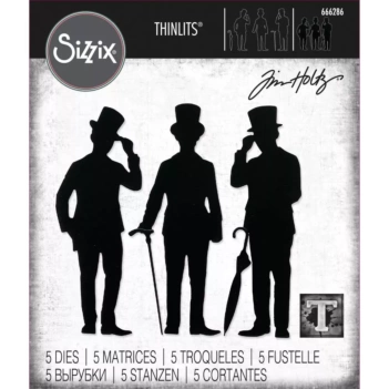 Thinlits Gentlemen die by Tim Holtz for Sizzix 666286