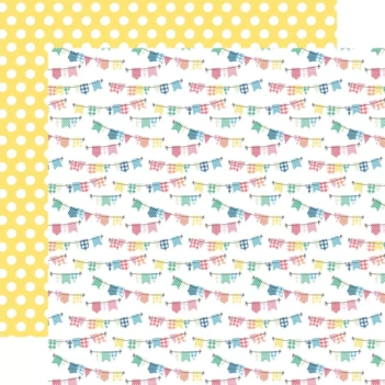 Papel Happy Banners Sun Kissed Echo Park 30x30cm