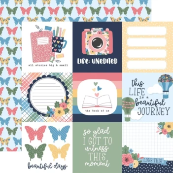 Papieren 4"x4" Journaling Cards Our Story Matters Echo Park 30x30cm