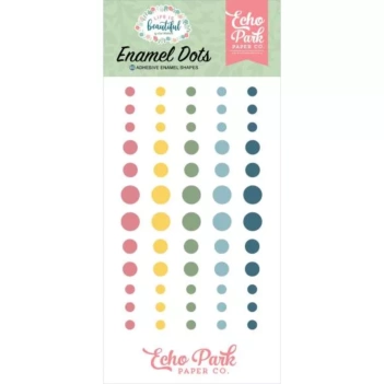 Echo Park Life Is Beautiful Enamel Dots 