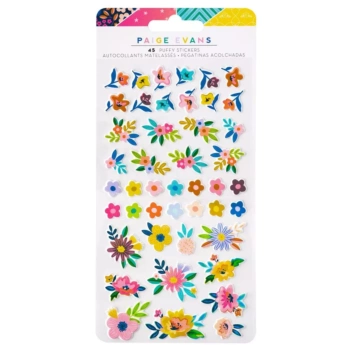 AC Blooming Wild Paige Evans Puffy Stickers 