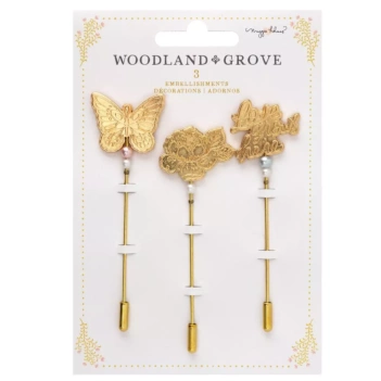 Set van 3 sierspelden Woodland Grove Maggie Holmes