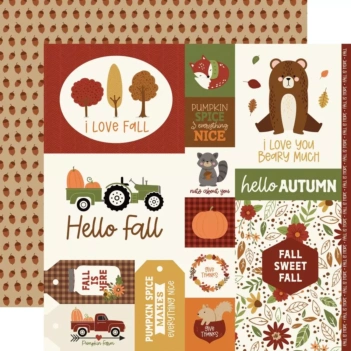 Papier Multi Journaling Cards I Love Fall Echo Park 30x30cm