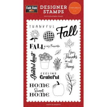 Carta Bella Fall Fun Transparante Stempels Fall Is My Favorite 