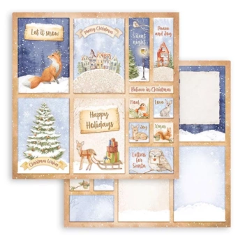 Papel 6 Cards Winter Valley Stamperia 30x30cm