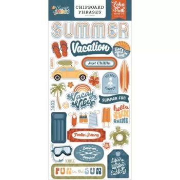 Chipboard Phrases Summer Vibes Echo Park