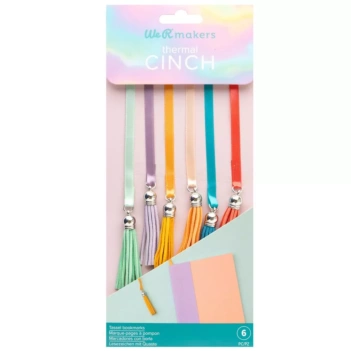 We R Makers Tassels Thermal Cinch Bookmark Set
