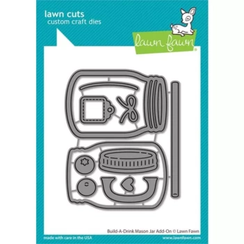 Drink Jar Lawn Fawn Die