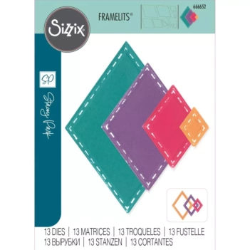 Troquel Thinlits Cosmopolitan Refined Rays Sizzix
