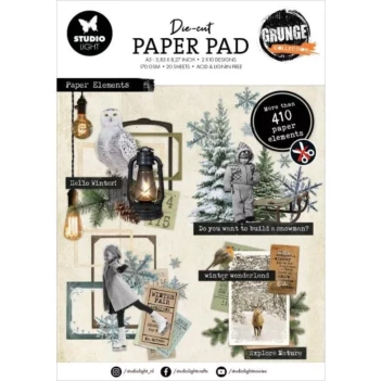 Die-cuts Paper Pad Grunge Studio Light