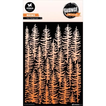 Plantilla de Stencil Snow Grunge Studio Light