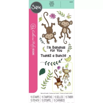 Sellos transparentes Botanical Fruit Sizzix