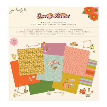 Set de scrapbooking Groovy Darlin' Jen Hadfield 30x30cm
