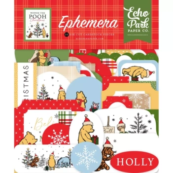 Kit de scrapbooking Colores Dólidos Winnie The Pooh Christmas Echo Park 30x30cm