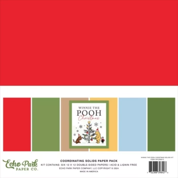 Kit de scrapbooking Winnie The Pooh Christmas Echo Park 30x30cm