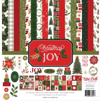 Echo Park Christmas Joy Scrapbooking Set 30x30cm