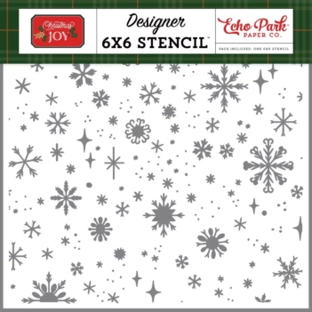 Stencil Decking The Halls Sprigs Christmas Joy Echo Park
