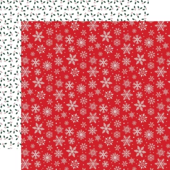 Papel Sugar Plum Snowflakes Nutcracker Christmas Echo Park 30x30cm