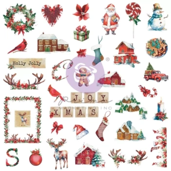 Die-cuts Collection Ephemera Foil From The North Pole Prima Marketing