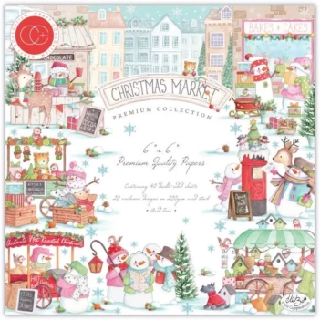 Set de scrapbooking Christmas Market Craft Consortium 15x15cm