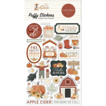 Naklejki Puffy It's Autumn Carta Bella