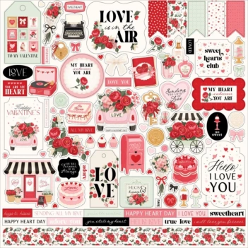 Cardstock Stickers Elements Be Mine Carta Bella