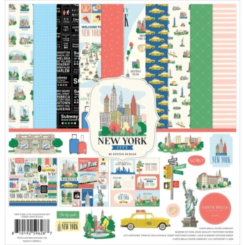 Set de scrapbooking New York City Carta Bella 30x30cm