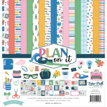 Echo Park Plan On It Scrapbooking Set 30x30cm