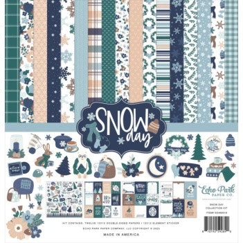 Echo Park Snow Day Scrapbooking Set 30x30cm