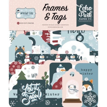Die-Cuts Ephemera Frames & Tags Winter Fun Echo Park