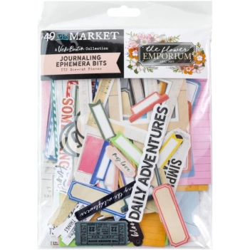 Die-cuts Journaling Ephemera Bits The Flower Emporium 49 and Market