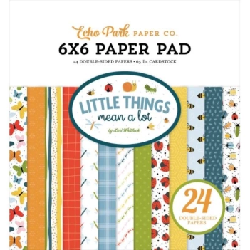 Kit de scrapbooking Little Things Mean a Lot Echo Park 15x15cm