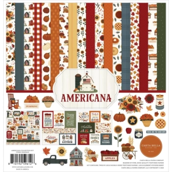 Carta Bella Americana Scrapbooking Set 30x30cm