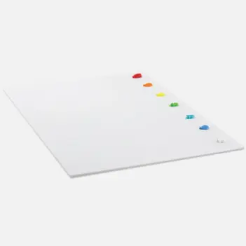 Rechteckige, antihaftbeschichtete Kunststoff-Palette „Easy Lift New Wave“, 30,5 x 40,6 cm
