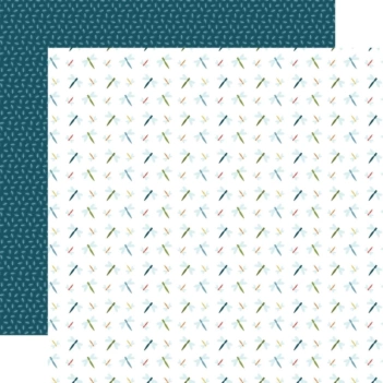 Papel Delightful Dragonflies Little Things Mean a Lot Echo Park 30x30cm