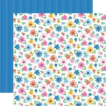 Papier Focus And Flourish Floral Plan On It Echo Park 30x30cm