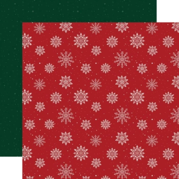 Echo Park Paper Delicate Snowflakes Father Christmas 30x30cm