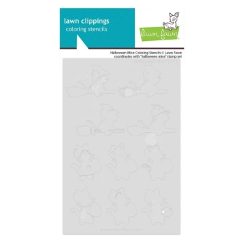 Stencil Halloween Mice Lawn Fawn