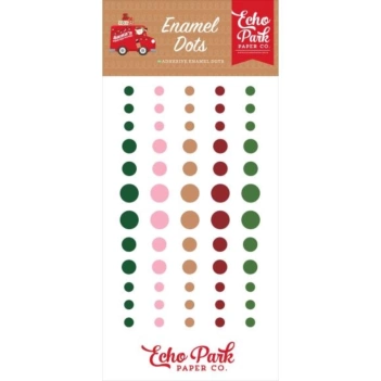 Enamel Dots Santa's Christmas Delivery Echo Park