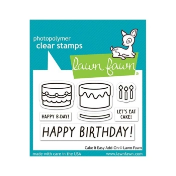 Timbri Trasparenti Cake It Easy Add-on Lawn Fawn