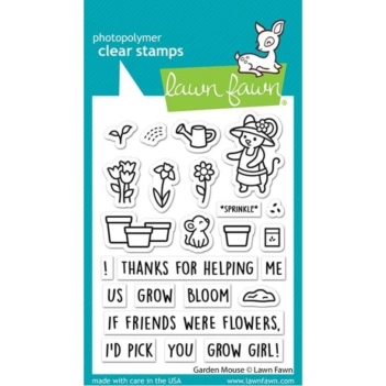 Garden Mouse Lawn Fawn transparante stempels