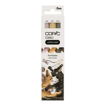 Copic Ciao Layer & MixSet 3 Alkoholmarker Pet Palette 