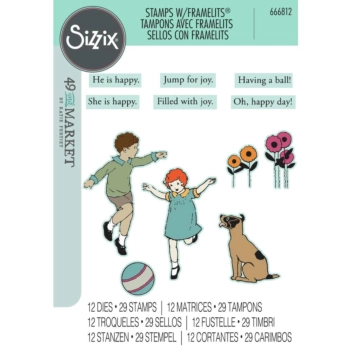 Set Framelits Die + Sizzix Play Time Stamp