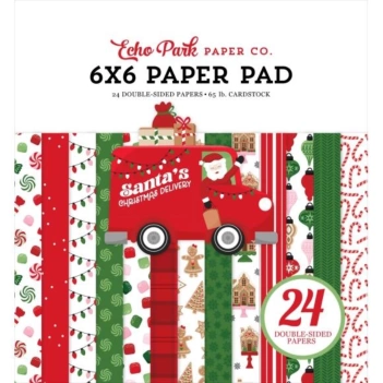 Set Scrapbooking Santa's Christmas Delivery Echo Park 15x15cm