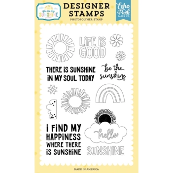 Zestaw stempli Life Is Good You Are My Sunshine Echo Park