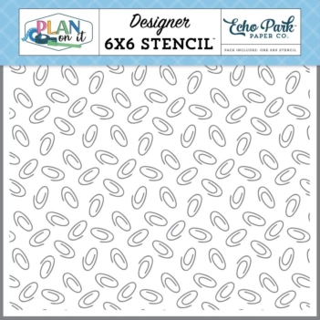 Stencil Plan It Paper Clips Plan On It Echo Park