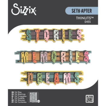 Sizzix Thinlits Stanzschablone Word Wafers 2 