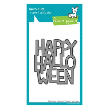 Troqueles Giant Happy Halloween: Portrait Lawn Fawn