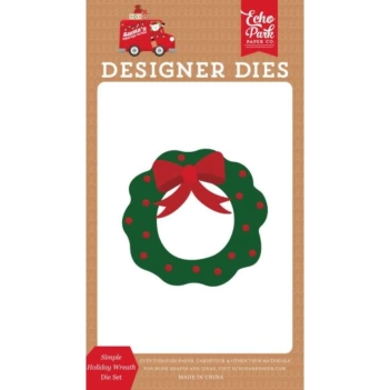 Matrices Holiday Wreath Santa's Christmas Delivery Echo Park